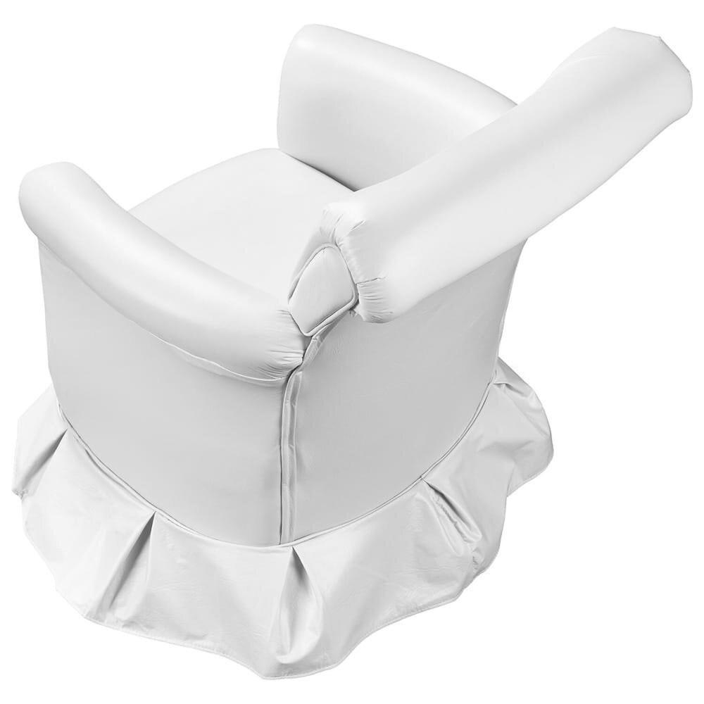 Poltrona de Amamentação Nana com Balanço e Puff Branco