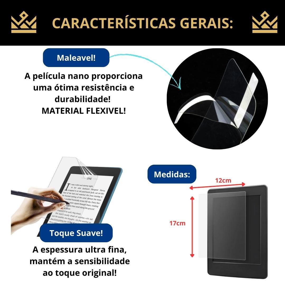 Miniatura Capa C Alça Para Kindle Paperwhite 7 Sa568B + Pel. Plastico