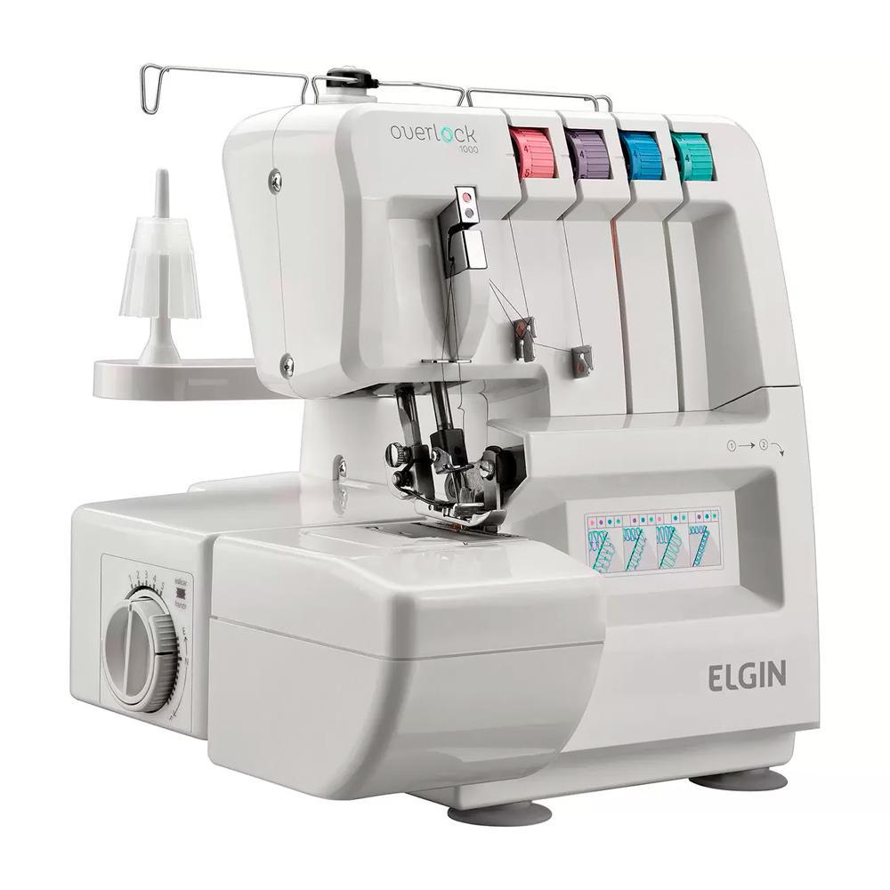 Miniatura Máquina De Costura Elgin Overlock 1000 Eletrônica 220V