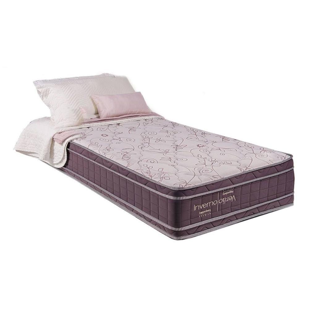 Miniatura Cama Box King: Colchão Molas Ensacadas Kappesberg Masterpocket Inverno Verão + Base Black(193X203)