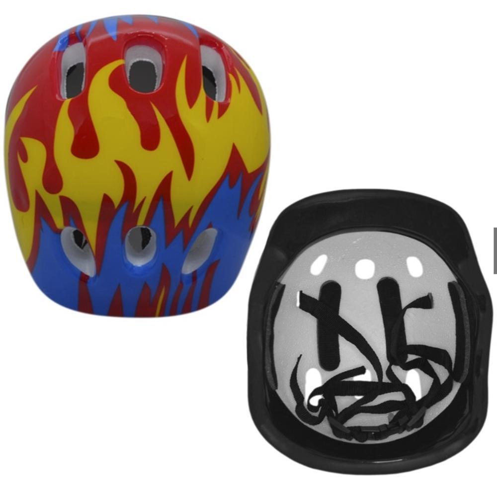 Miniatura Capacete Infantil Bike Mtb Skate Patins Esportes Vermelho
