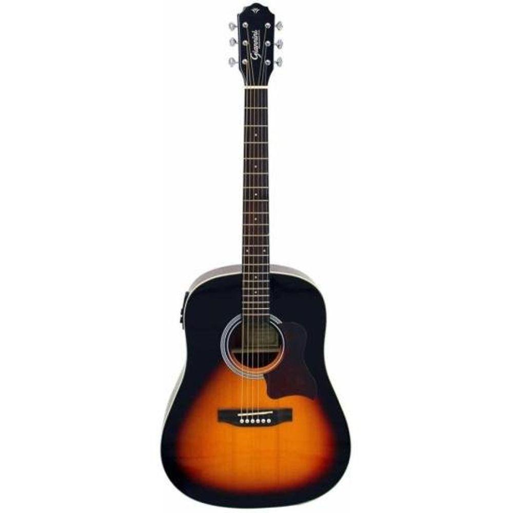 Miniatura Violão Giannini Perform Gss Plus Eletroacústico Aço Vintage Sunburst