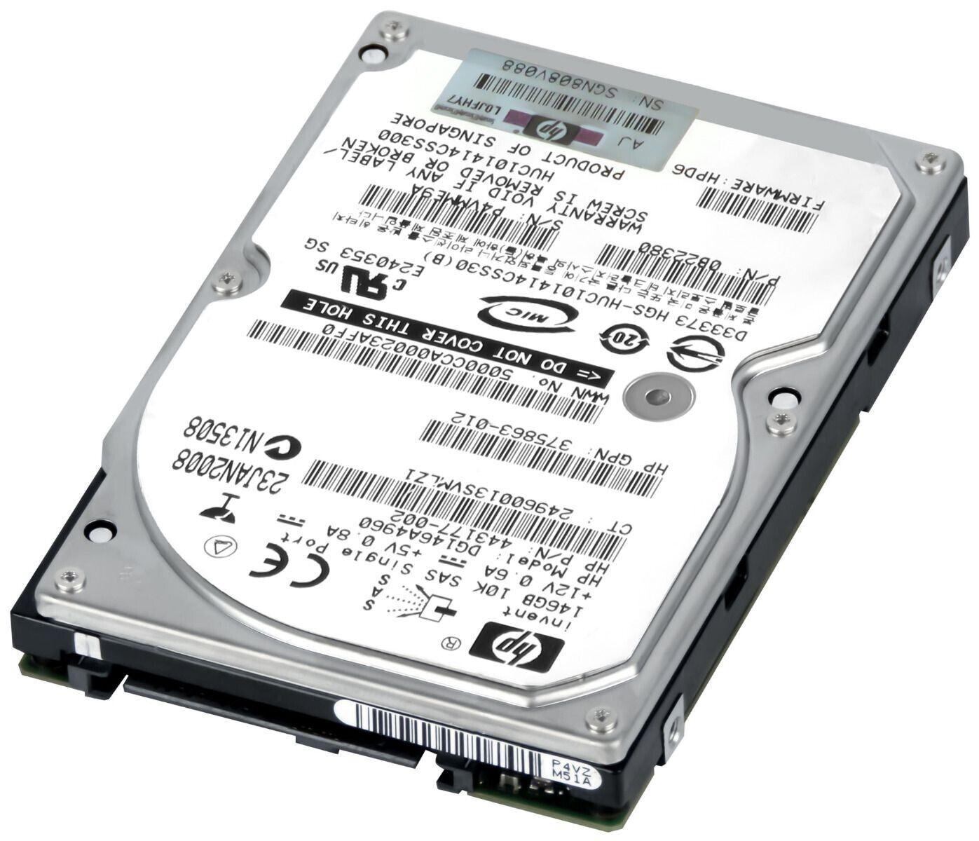 Miniatura HD SAS HP 146GB 10K 2.5 DG146A4960 443177-002 375863-012