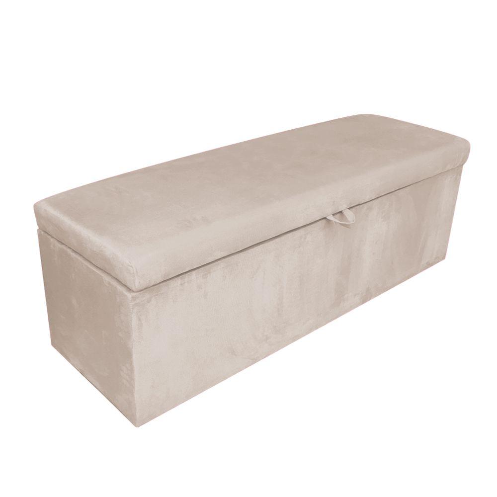 Kit Calçadeira e Painel Clean 140 Cm Suede D´rossi Bege