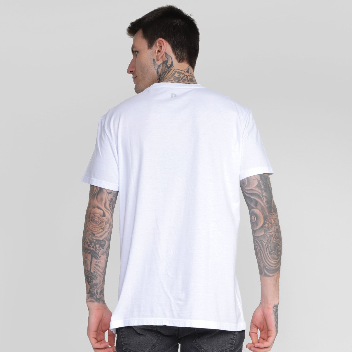 Miniatura Camiseta Reserva Influencer Guitarra Masculina Branco - M
