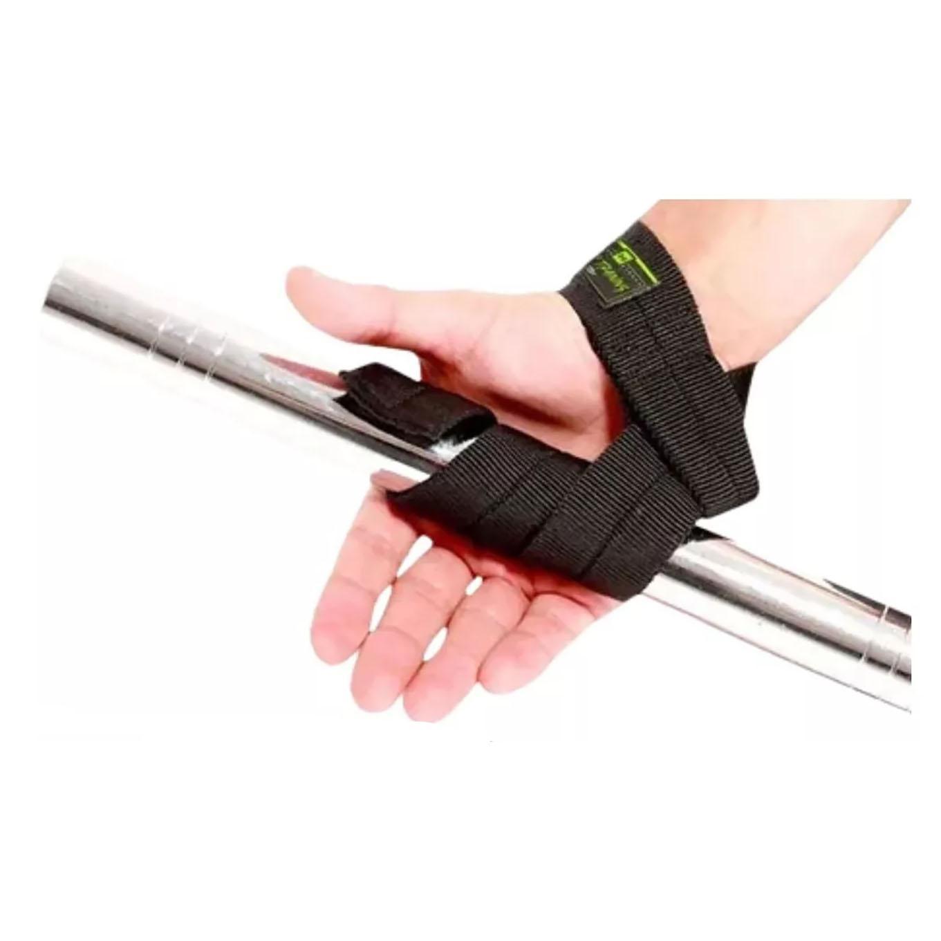 Miniatura Par De Tala Straps Para Treinamento Levantamento De Peso
