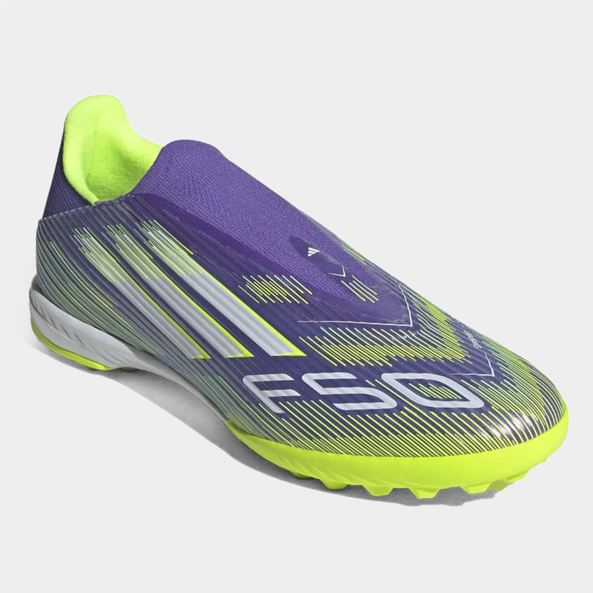 Miniatura Chuteira Society Adidas F50 League LL Unissex Roxo - 37