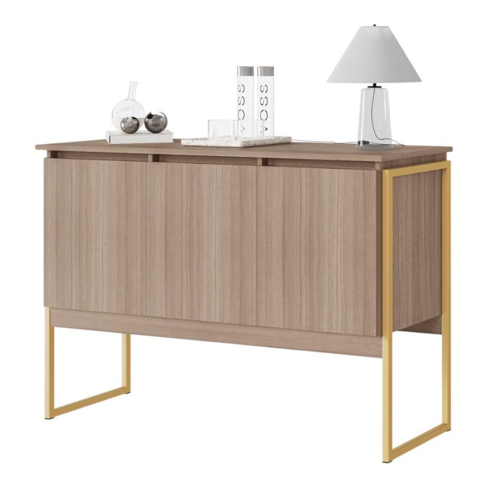 Miniatura Aparador Dourado 3 Portas Montana Dourado