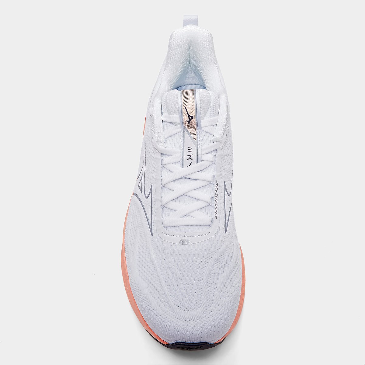 Miniatura Tênis Mizuno Base Prime Masculino Branco+Vermelho - 38