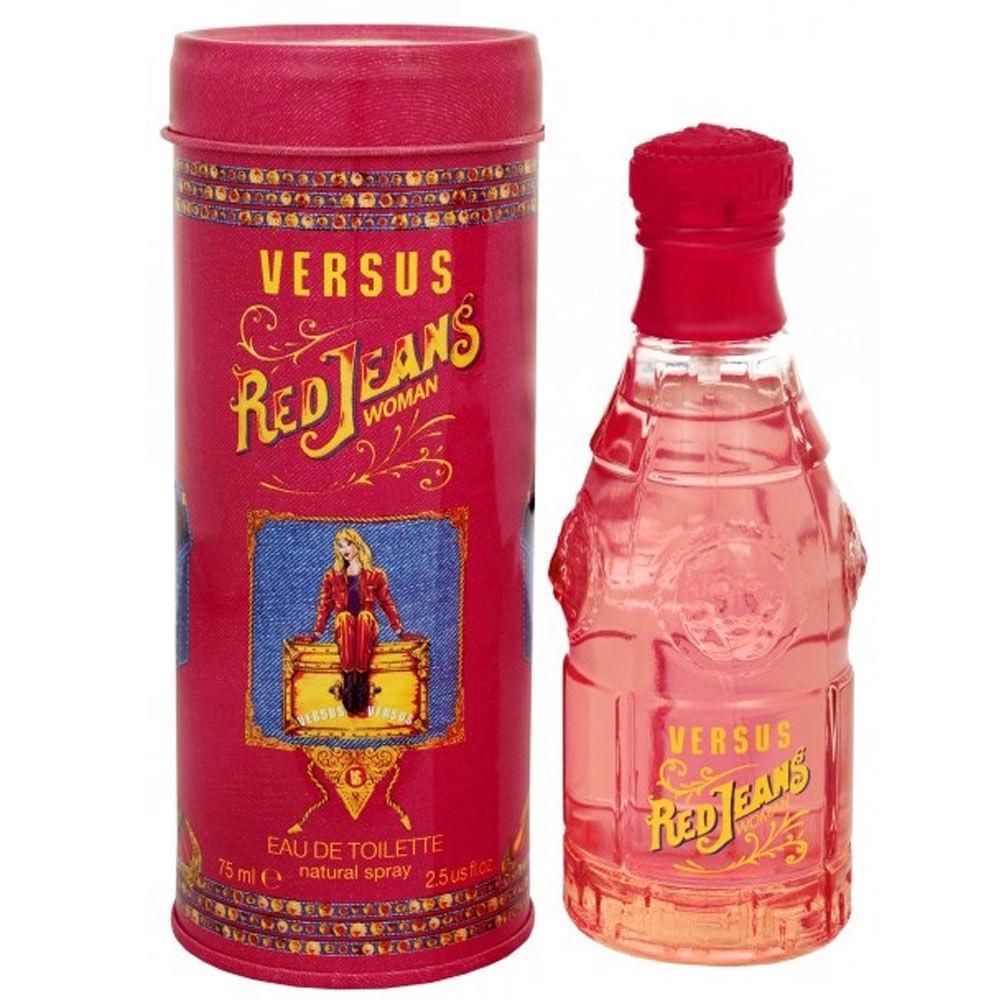 Miniatura Versace Red Jeans Perfume Feminino Eau De Toilette 75 Ml