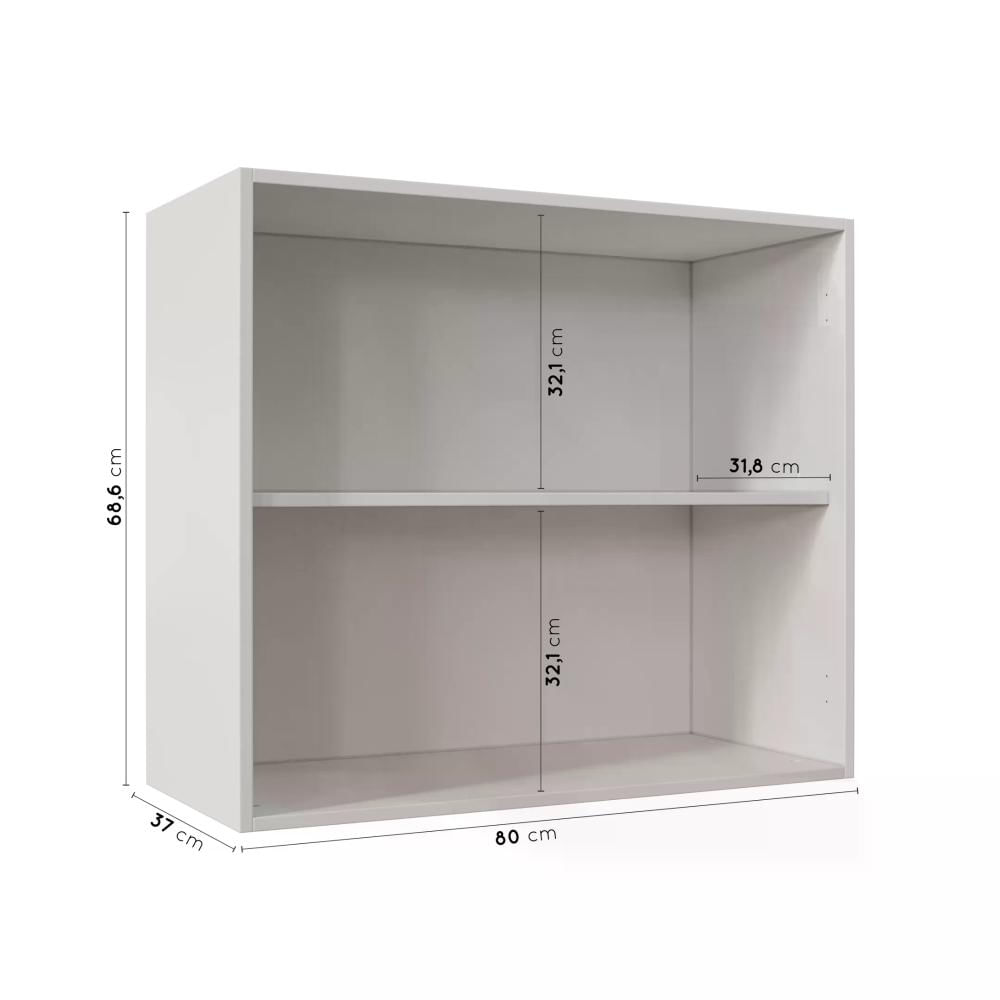 Miniatura Armário Aéreo 2 Portas 80cm Arizona CabeCasa MadeiraMadeira