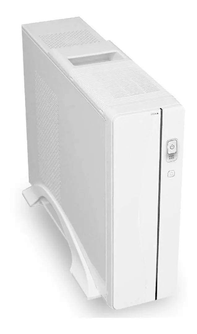 Miniatura Gabinete Slim Branco Para Pc Com Fonte Micro Atx Compacto