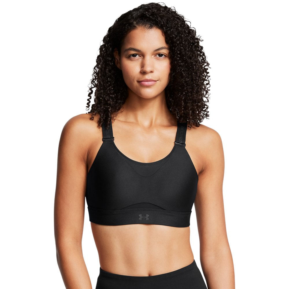Miniatura Top de Treino Feminino Under Armour Infinity High 2.0 GG Preto