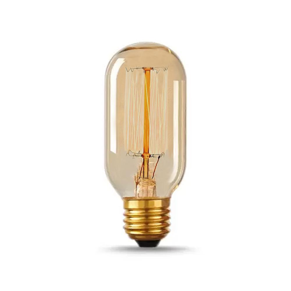Miniatura Lâmpada Retro Filamento Carbono T45 25W 2400K 5027 Galaxy