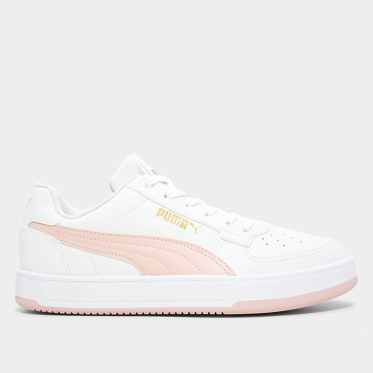 Miniatura Tênis Puma Caven 2.0 Branco+Rosa - 34