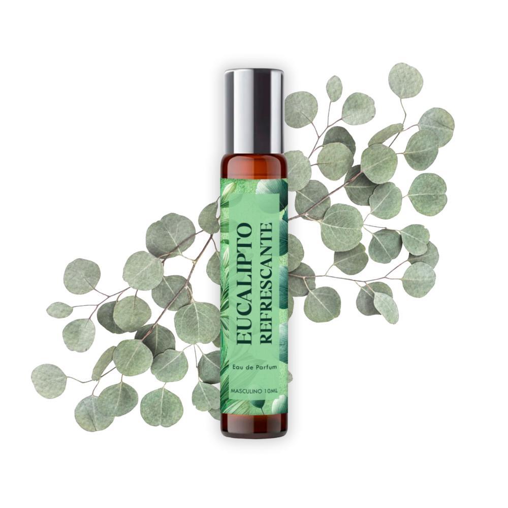 Miniatura Perfume Roll On Eucalipto Refrescante Masculino 10Ml Natural