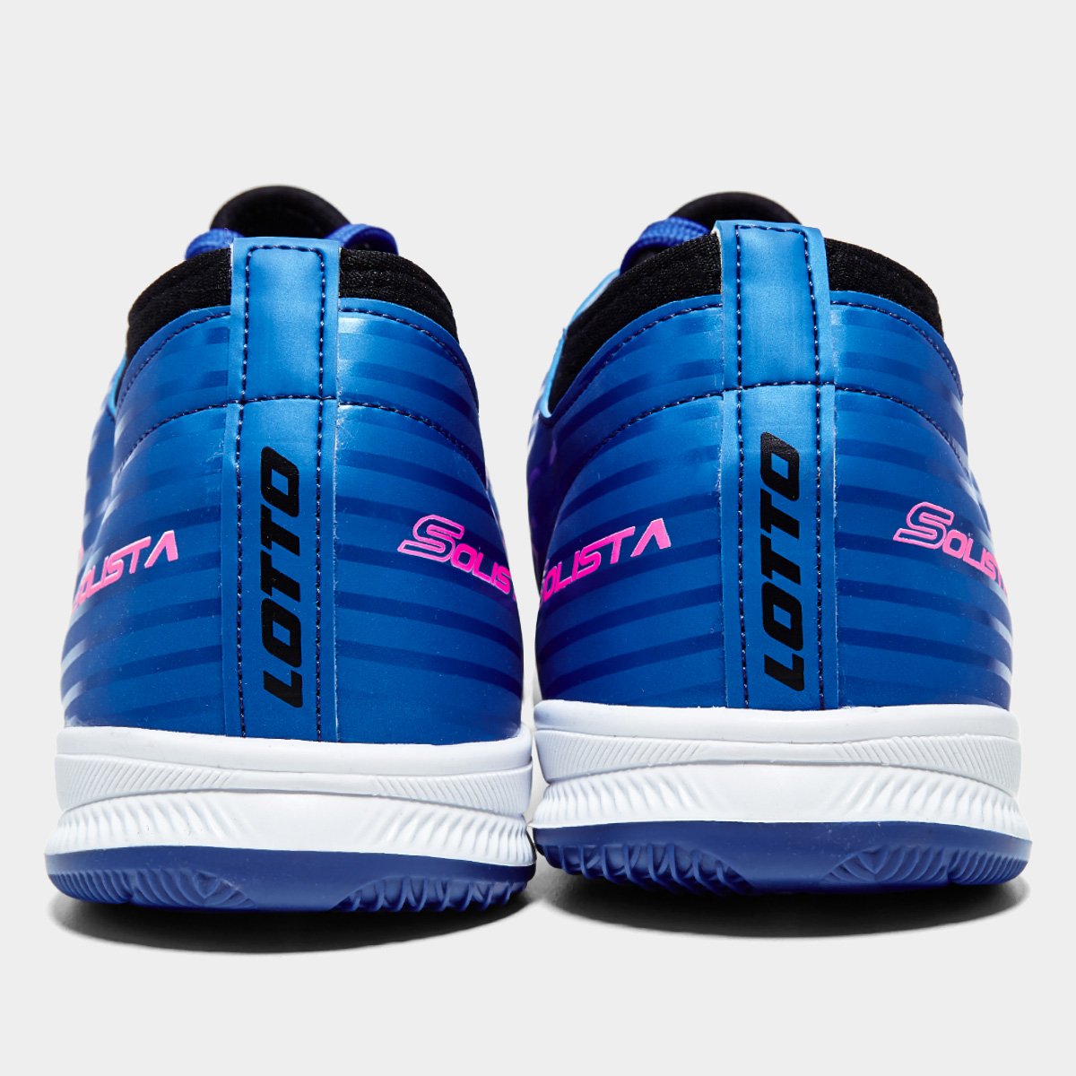 Miniatura Chuteira Futsal Lotto Solista Unissex Rosa+Azul - 41