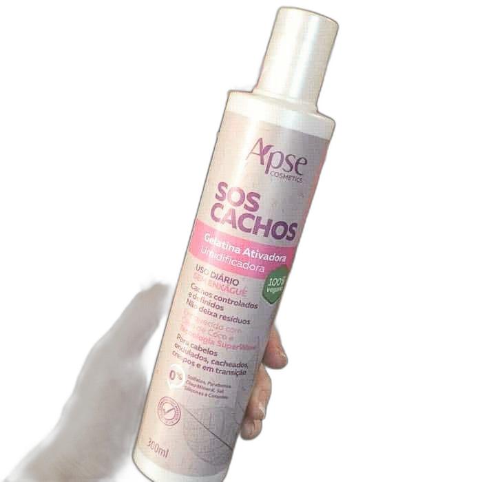 Miniatura Condicionador Sos Cachos - 300Ml - Apse- 100% Vegano