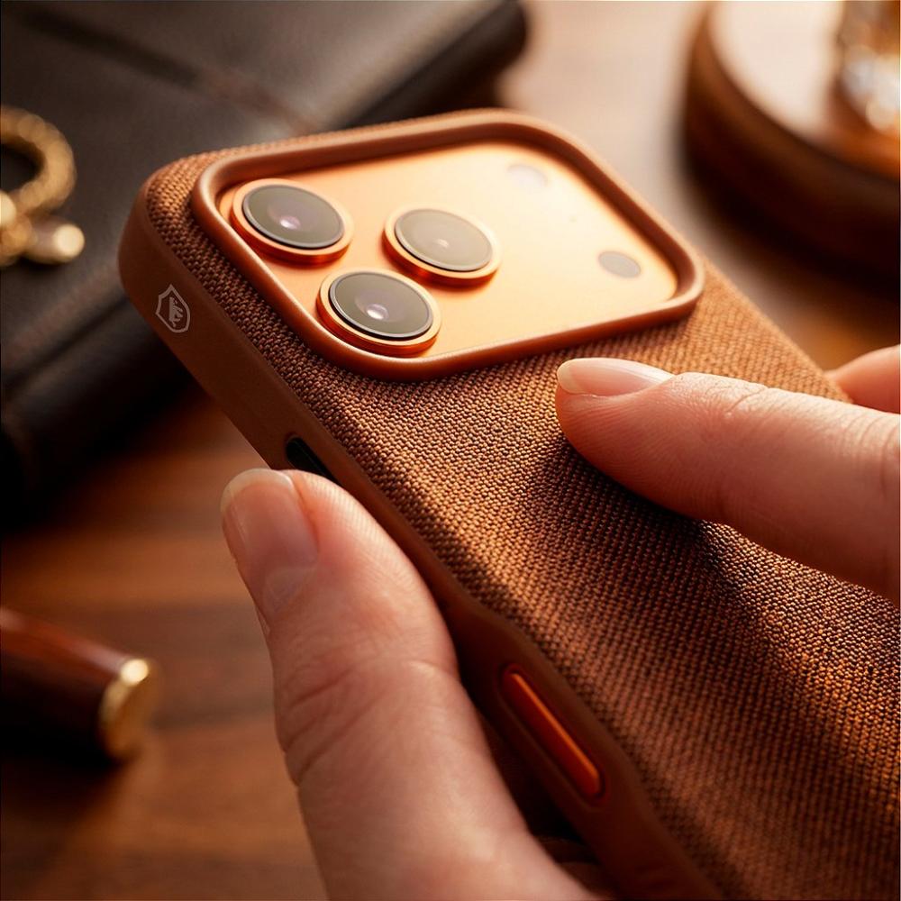 Capa para iPhone 17 Pro Max - Woov - Marrom - Gshield