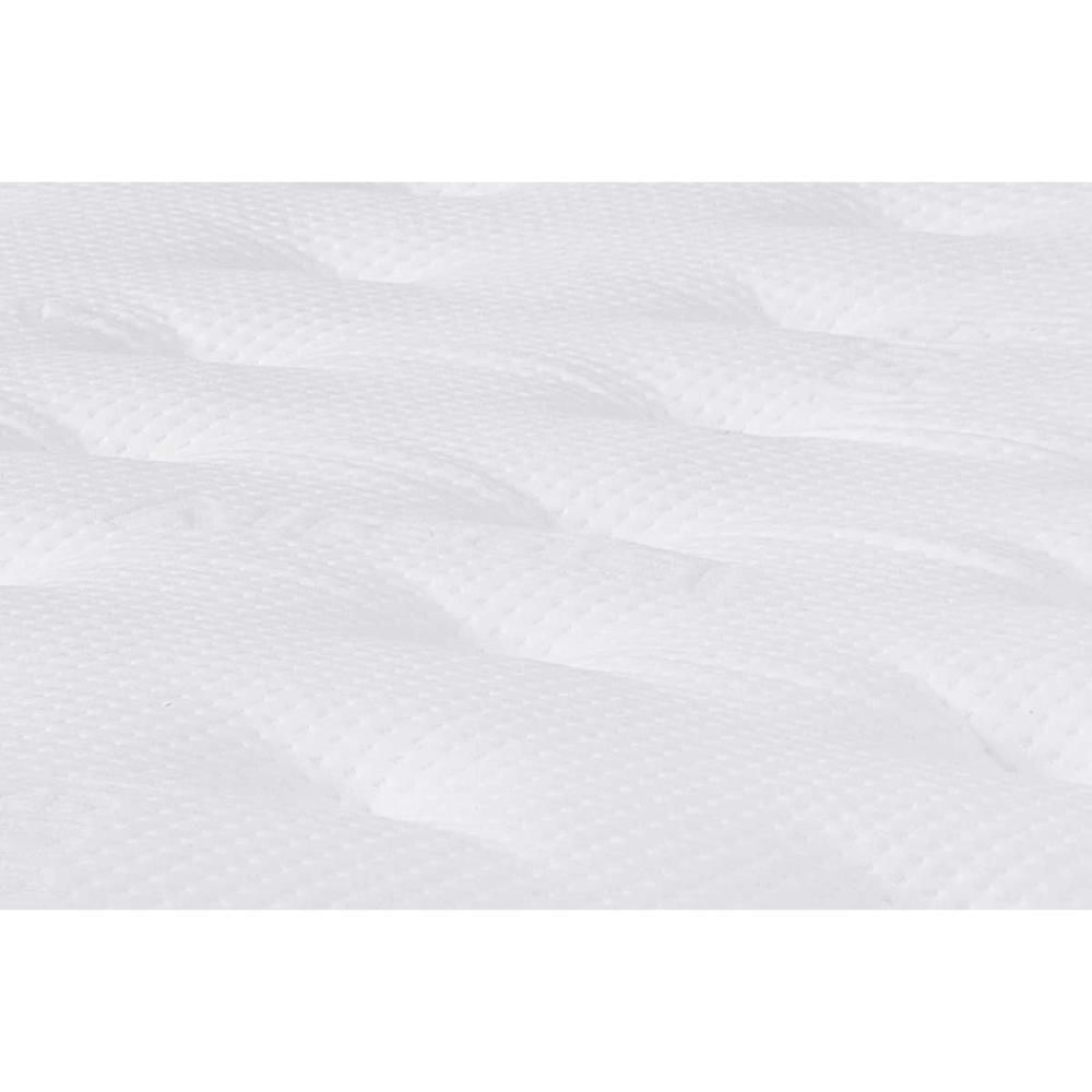 Miniatura Cama Box Baú Queen: Colchão Molas Pocket Ensacadas Castor Vitagel Class + Base White(158X198)