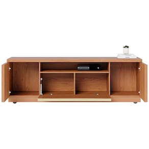 Miniatura Rack Colibri Manaus com 3 Portas, Ideal para TV de Até 70” Freijó