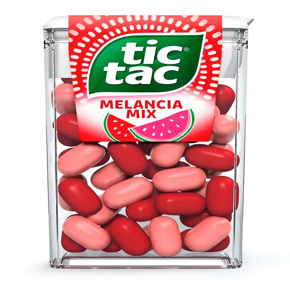 Miniatura Pastilha Tic Tac Melancia 14,5g
