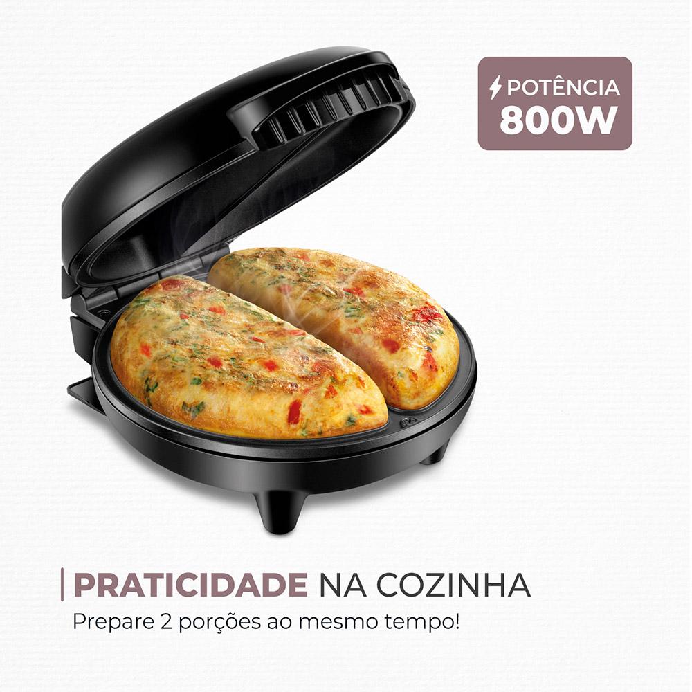Omeleteira Elétrica Mondial Easy Omelet OM-02 Preta 220V 220V