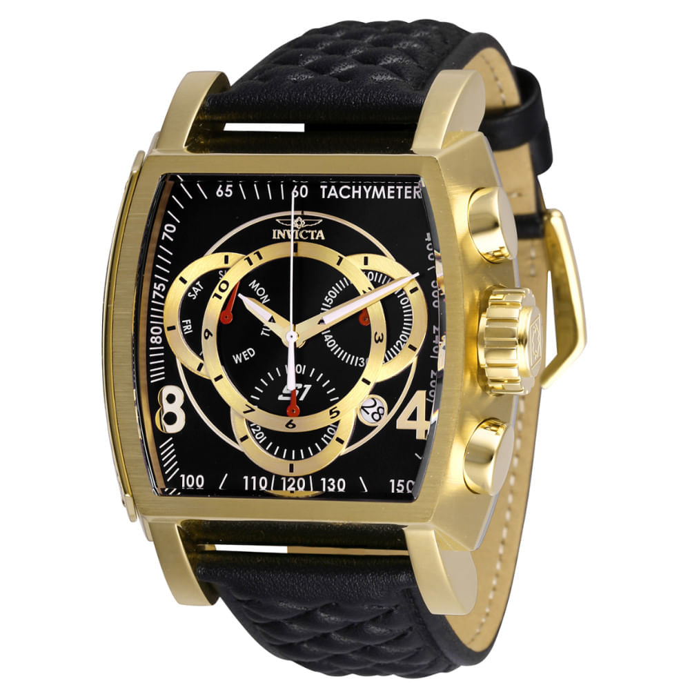 Miniatura Relgio masculino S1 Rally Swiss Ronda Z60 FE - 48mm, Invicta - Preto (27932)