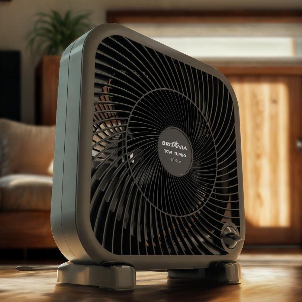 Ventilador Circulador Britânia 30W 3 Velocidades BCA25A 220V