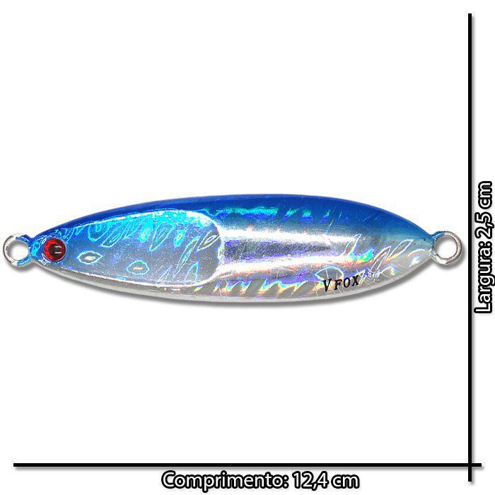 Miniatura Isca Artificial Vj-011 150G 12,4Cm Jumping Vfox Para Pesca