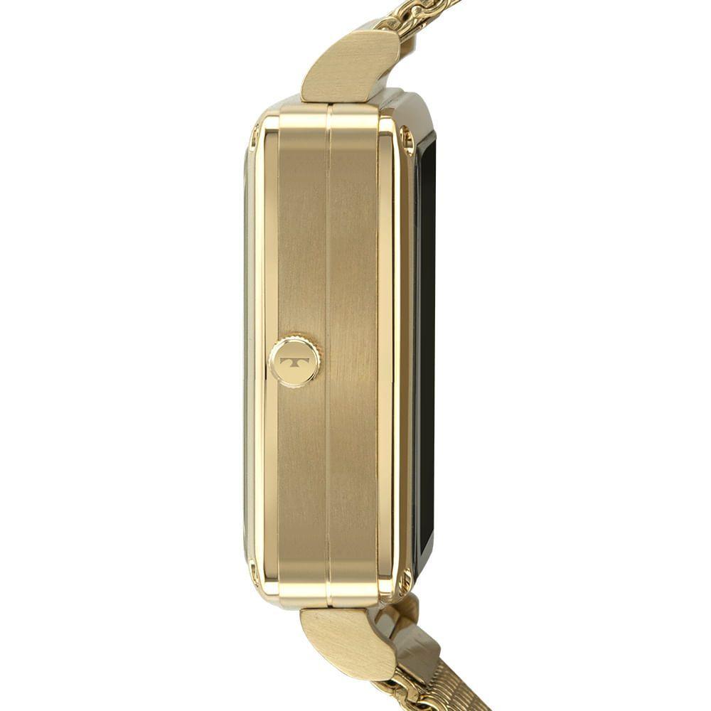 Miniatura Relógio Technos Masculino Curvas Digiana Dourado - 1s13cv-1p 1s13cv-1p