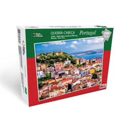 Miniatura Quebra Cabeça Portugal 1000 Peças Premium 54X74Cm 138261
