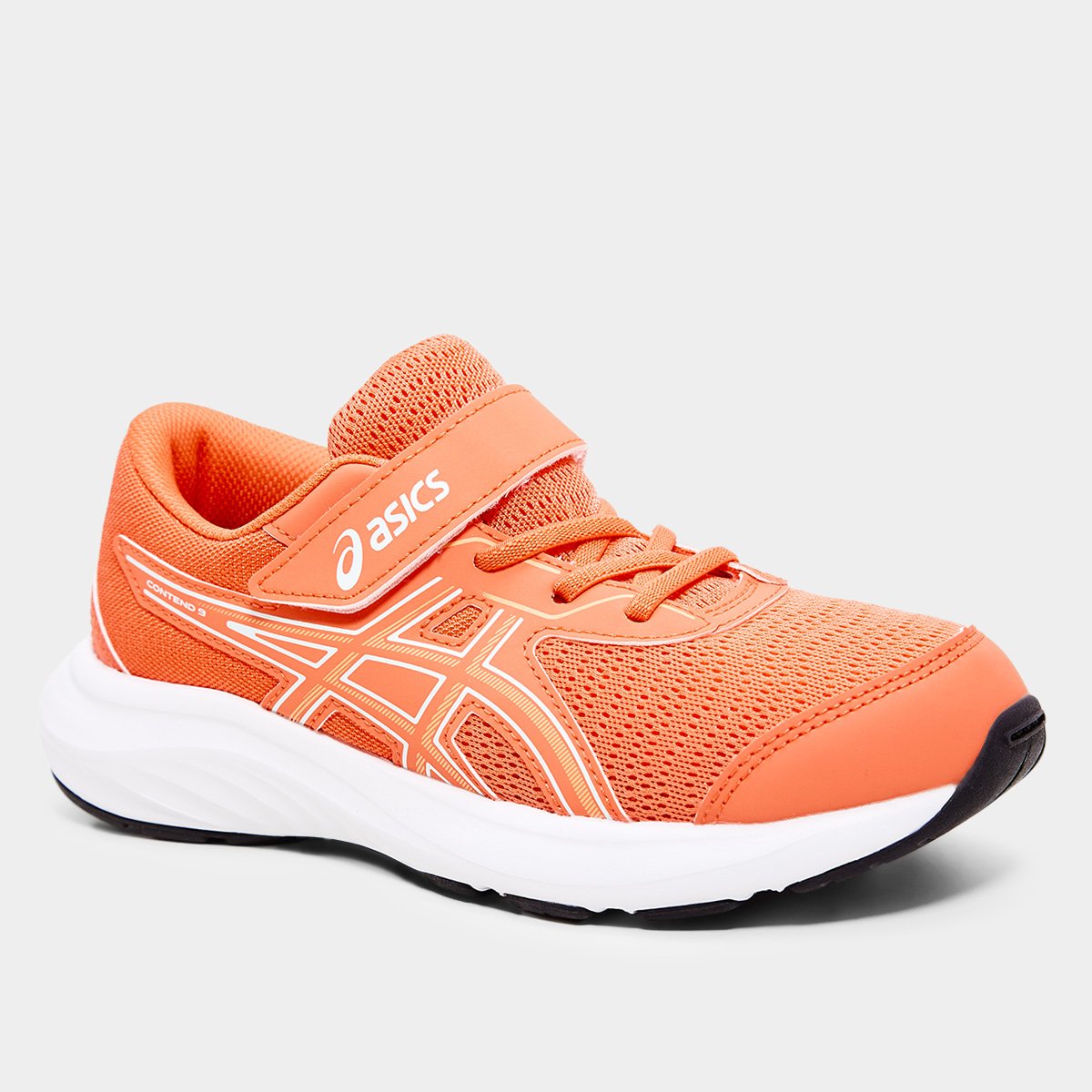 Miniatura Tênis Infantil Asics Contend 9 Ps Laranja+Branco - 27