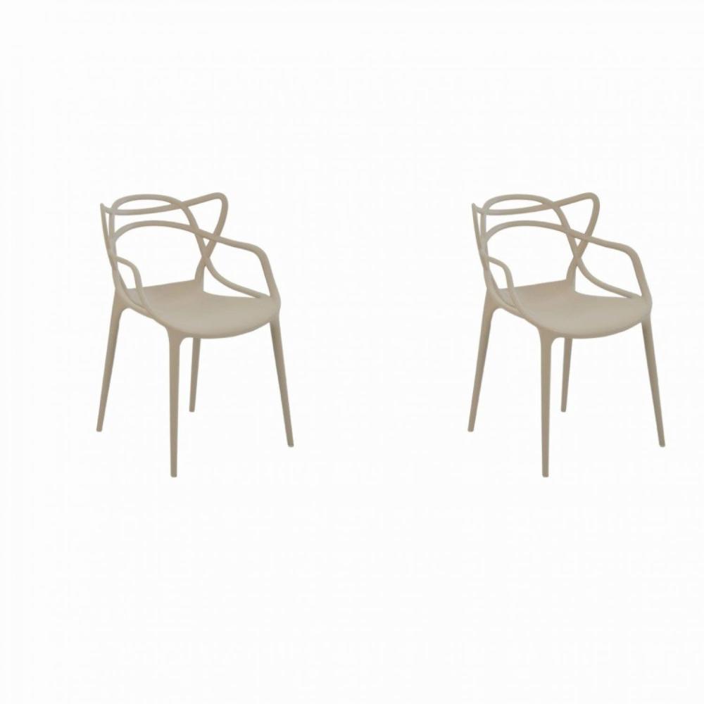Miniatura Conjunto 2 Cadeiras Allegra Rivatti Nude