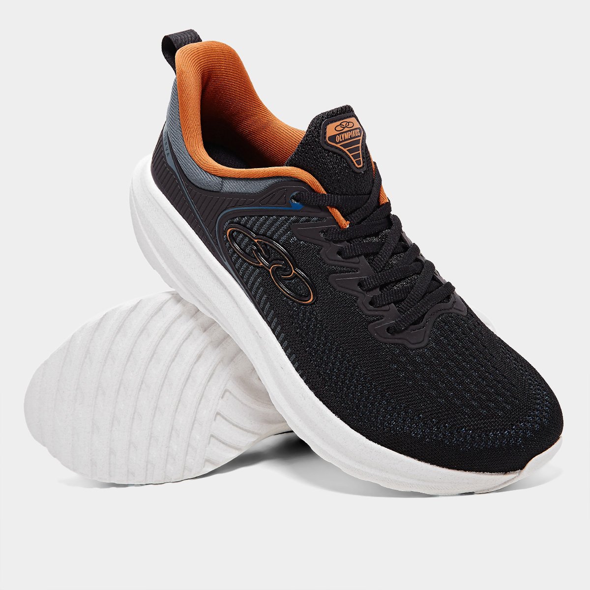 Miniatura Tênis Olympikus Curva Masculino Preto+Azul - 38