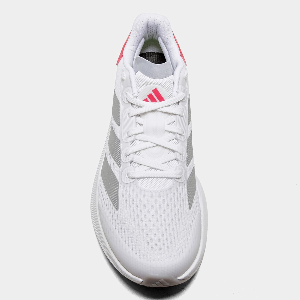 Miniatura Tênis Adidas Duramo Speed 2 Feminino Branco+prata - 34
