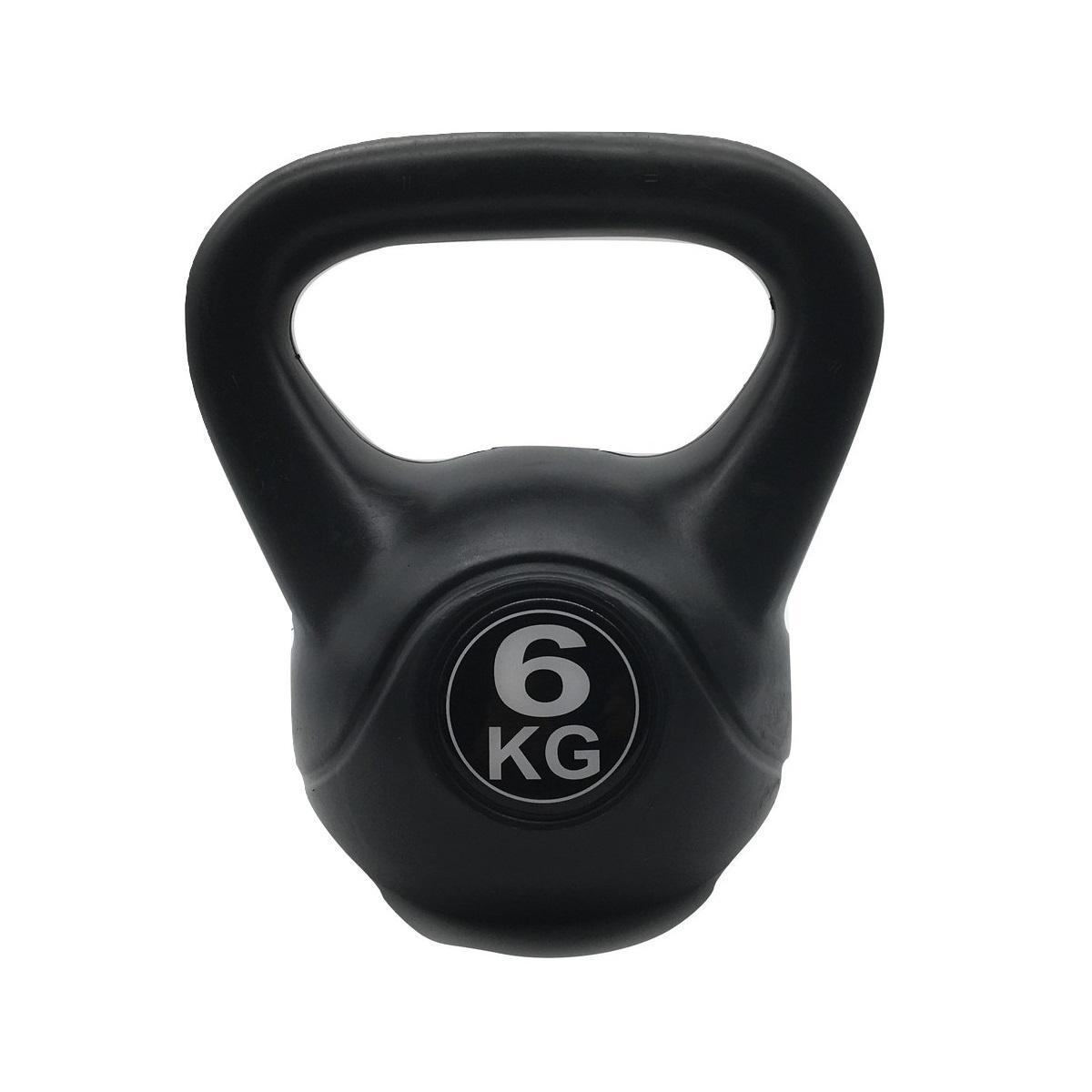 Miniatura Kit 3 Pesos Kettlebell Peso Academia Crossfit 4Kg, 6Kg E 8Kg Preto - Kettlebell - Unissex - Exercícios