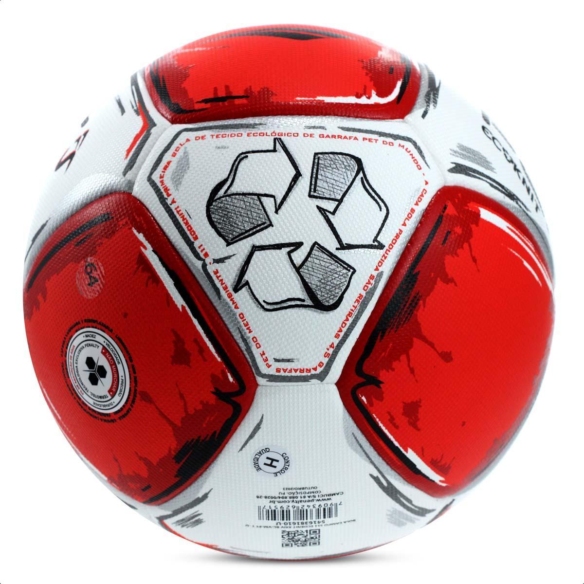 Miniatura Bola Penalty Campo S11 Ecoknit Xxiv Vermelho