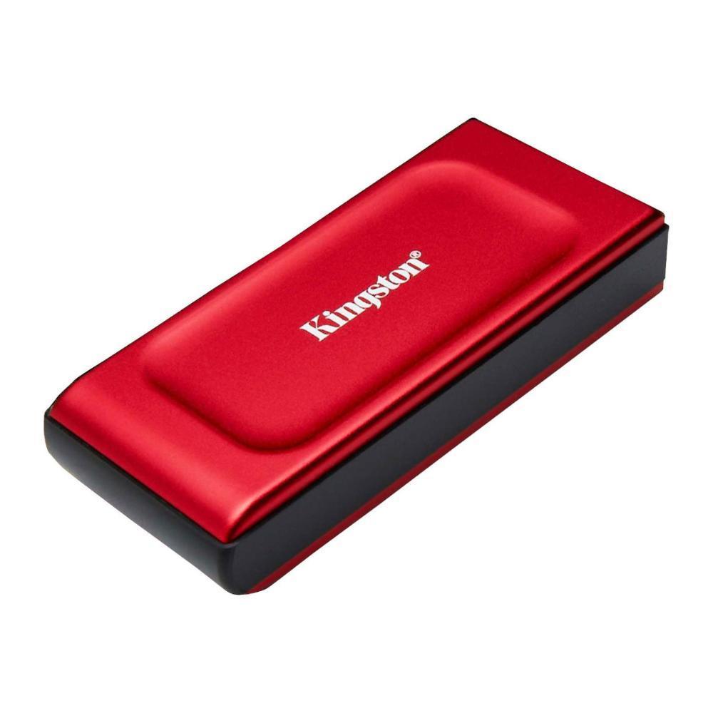 Miniatura Ssd Externo 1Tb Kingston Xs1000 - Usb 3.2, 1050Mb/S,Vermelho