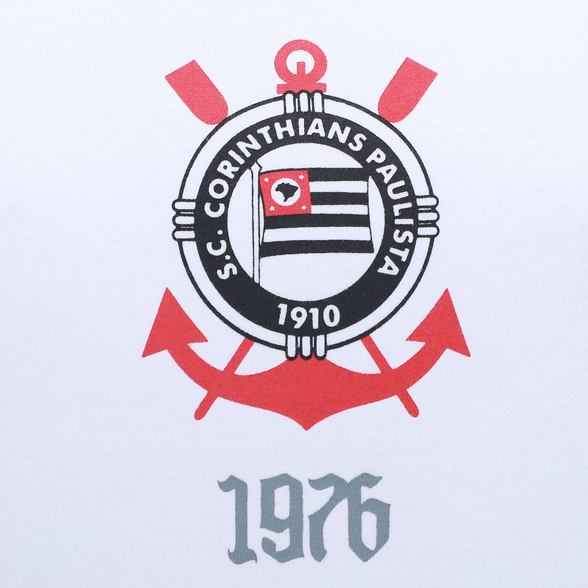 Miniatura Camiseta Corinthians Feminina Branco - G