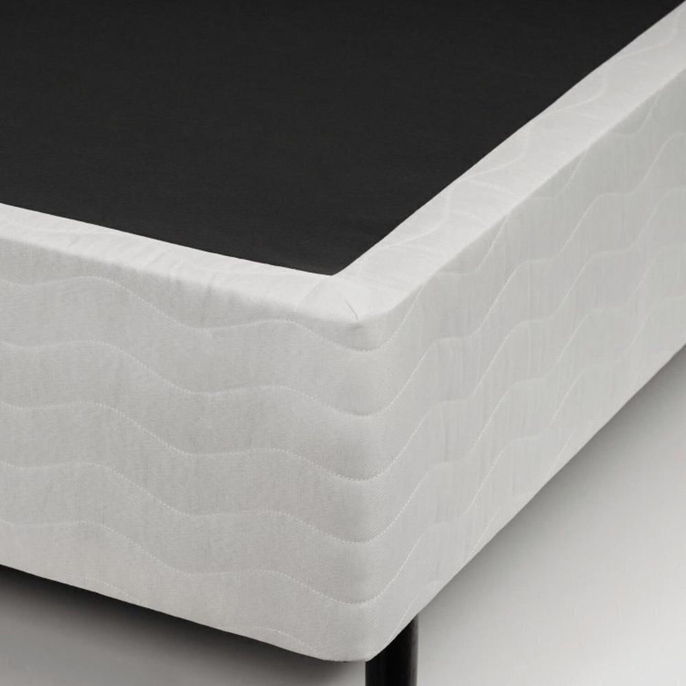Miniatura Cama Box Casal YesCasa Firm 138x188x31cm Yescasa Bege/Branco
