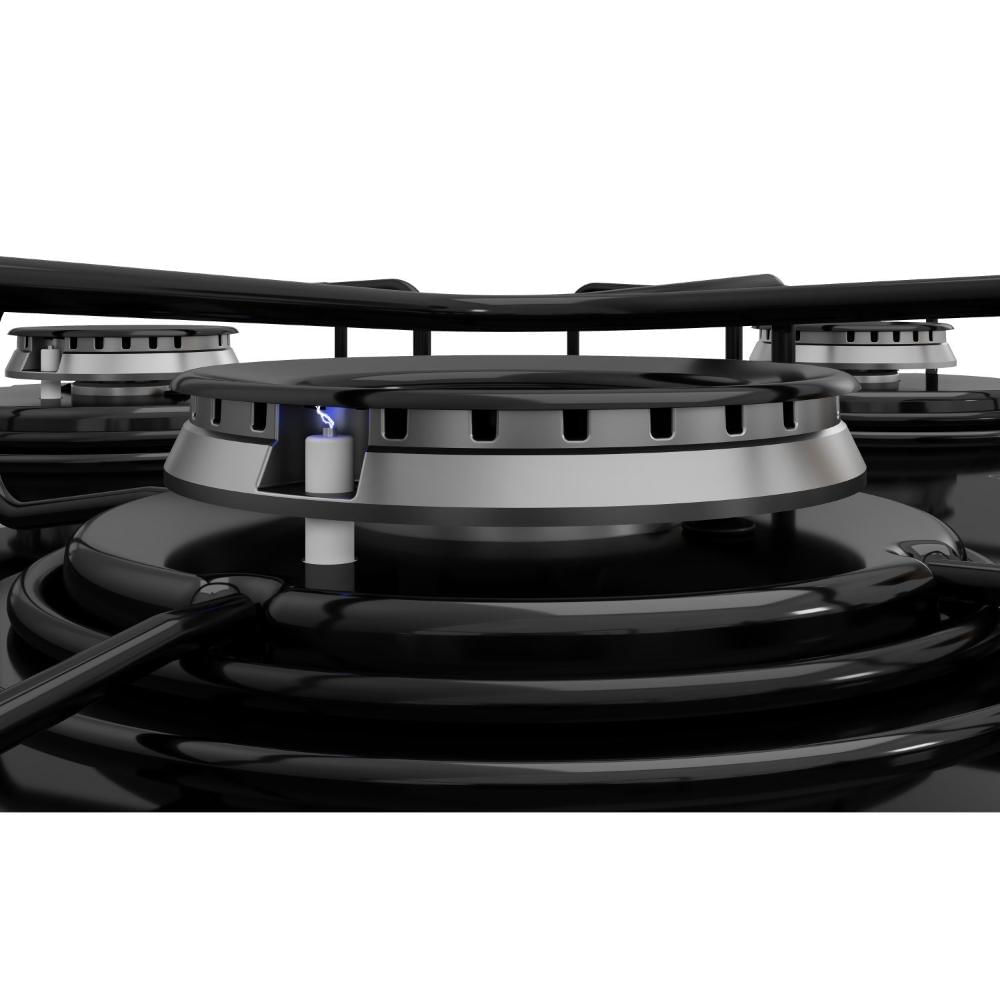 Cooktop 5 Bocas Essencial á Gás Bivolt Itatiaia Preto