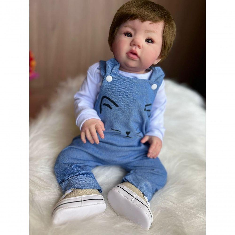 Miniatura Bebê Reborn Theo - Kit Simples Corpo Do Bebê Vinil