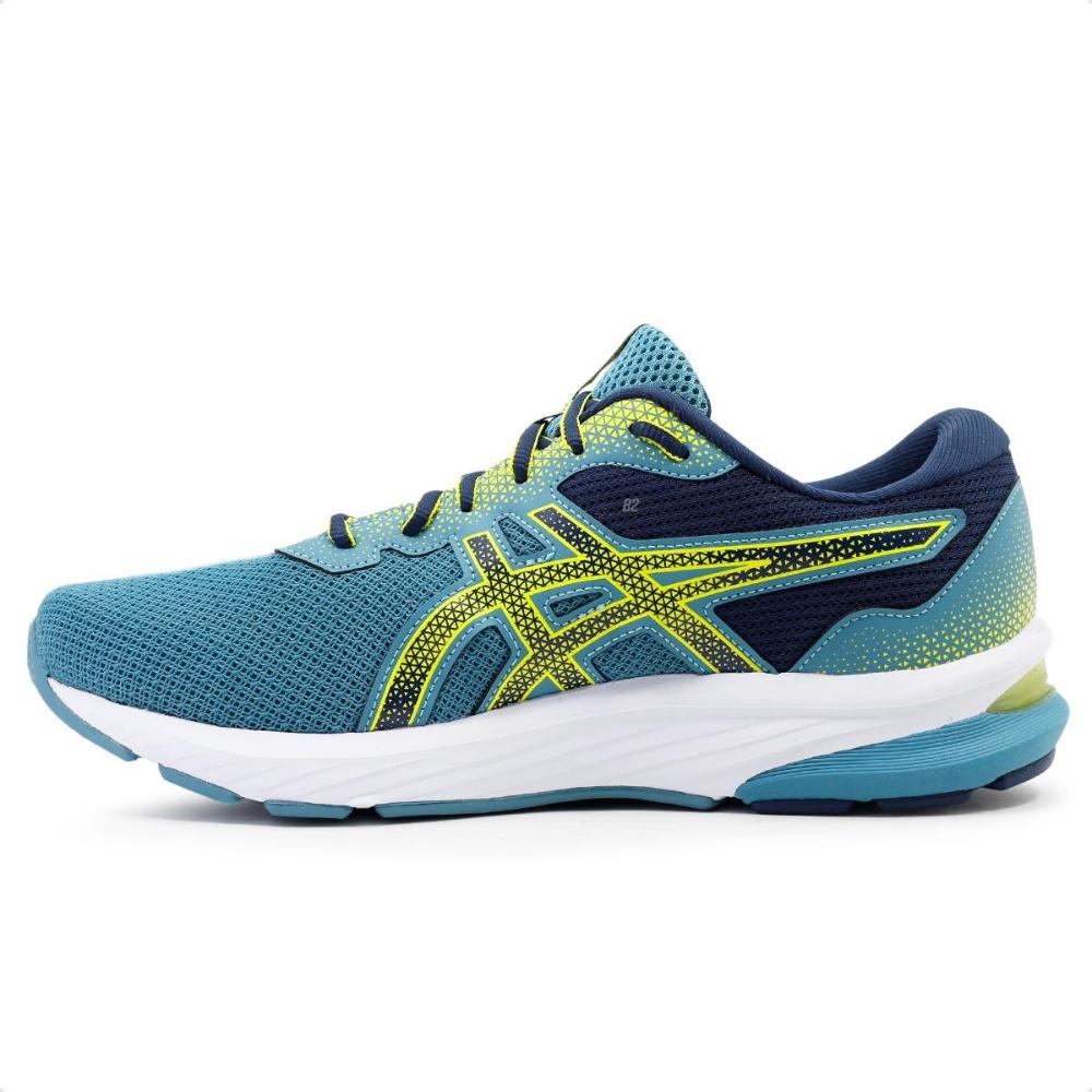 Miniatura Tênis Asics Gel Nagoya 6 Masculino Azul / Amarelo - 38