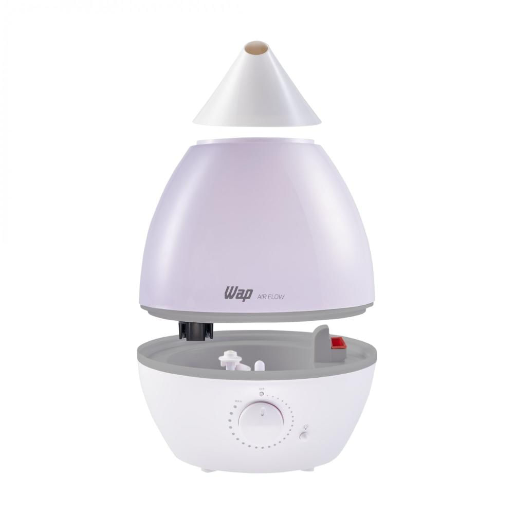 Miniatura Umidificador de Ar e Difusor de Aromas Bivolt com Luminária Air Flow WAP Branco