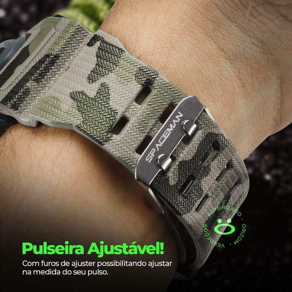 Relogio Prova Dagua Digital Masculino Camuflado + Caixa Esportivo Ajustavel Original Presente