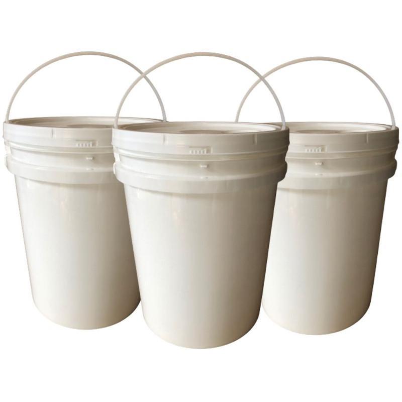 Miniatura Balde Plástico 20L Para Melado 3 Pçs