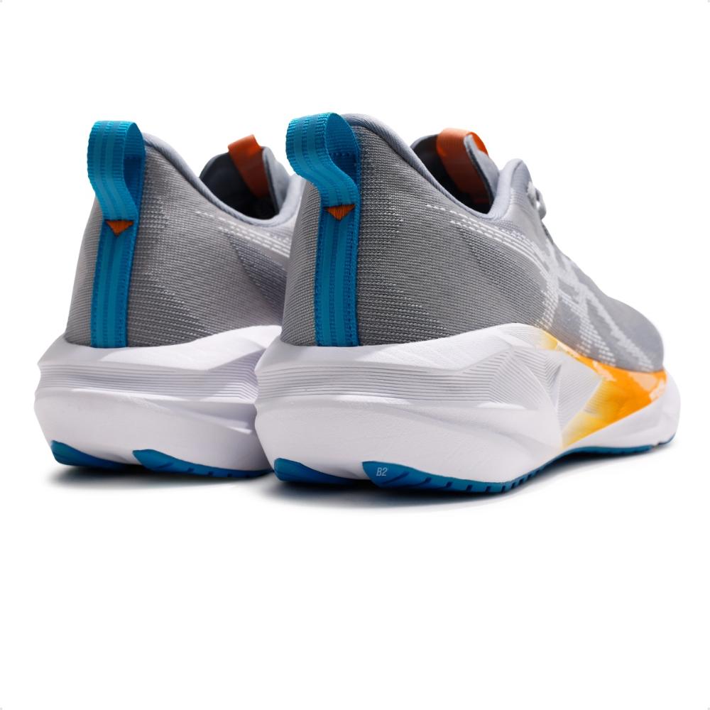 Miniatura Tênis Asics Novablast 5 Masculino Cinza / Laranja - 39