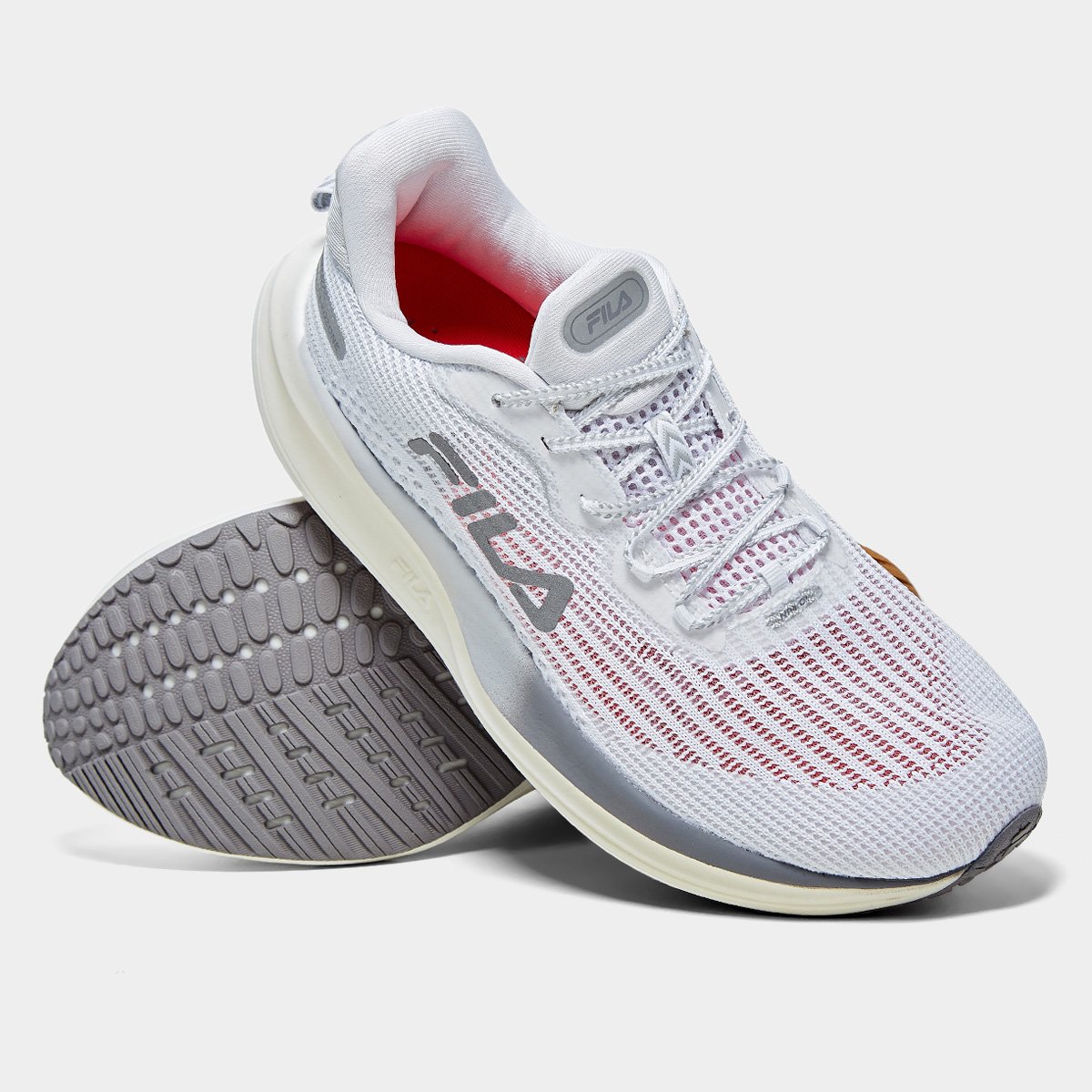 Miniatura Tênis Fila Racer Speedzone Masculino Branco+Cinza - 37
