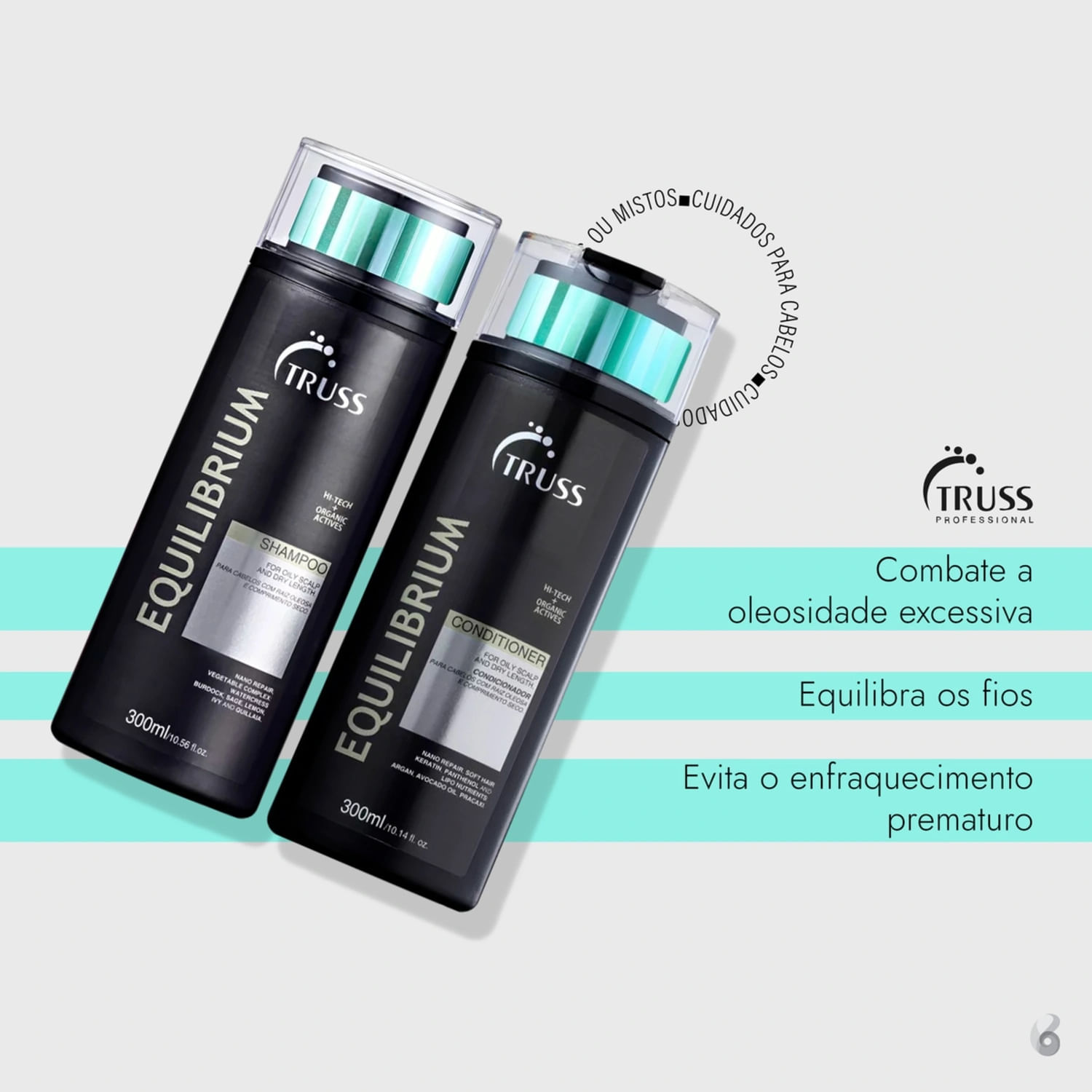 Miniatura Kit TRUSS Equilibrium + Illuminatte Oil Trio (3 Produtos)